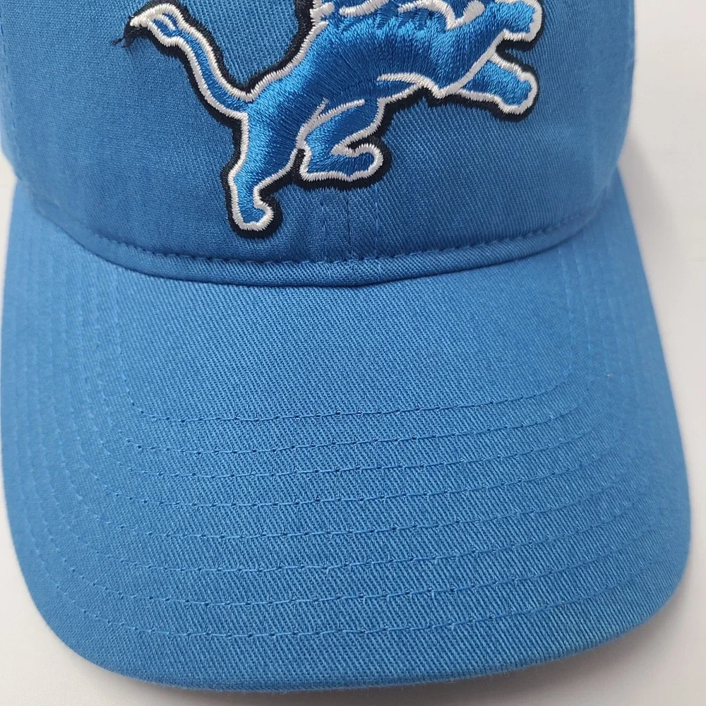 Detroit Lions Hat Strapback‎ NFL Team Apparel Blue NFL Football Logo Dad *READ*